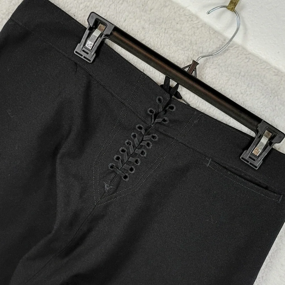 DSCP US Navy Vintage 13 Button Trousers Mens 37R Black Wool Sailor Bellbottoms